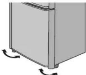 PANASONIC NR-BG32FW3 - Montieren der Abstandshalter - 3
