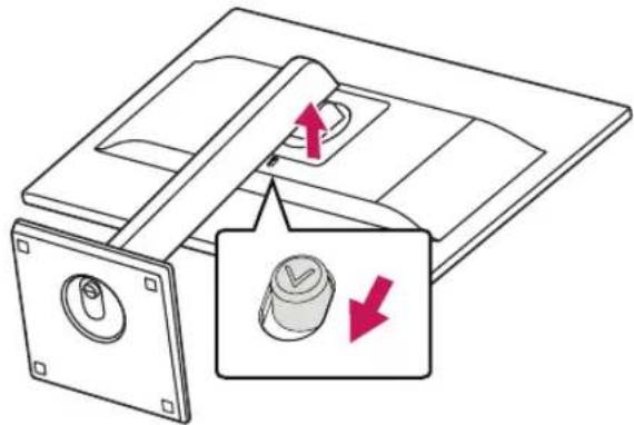 LG 24BK750Y-B - Detaching the Stand Body - 1