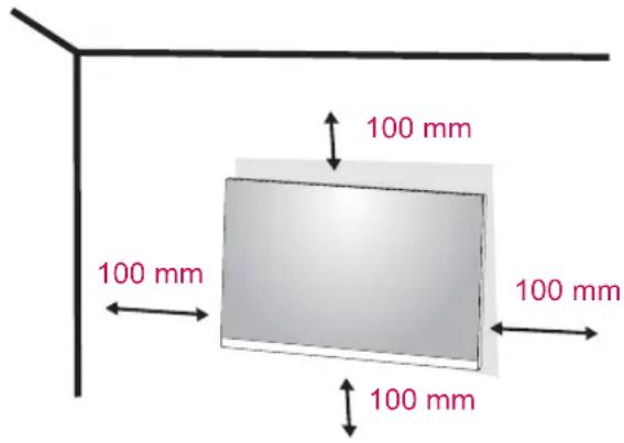 LG 24BK750Y-B - Installing to a wall - 1