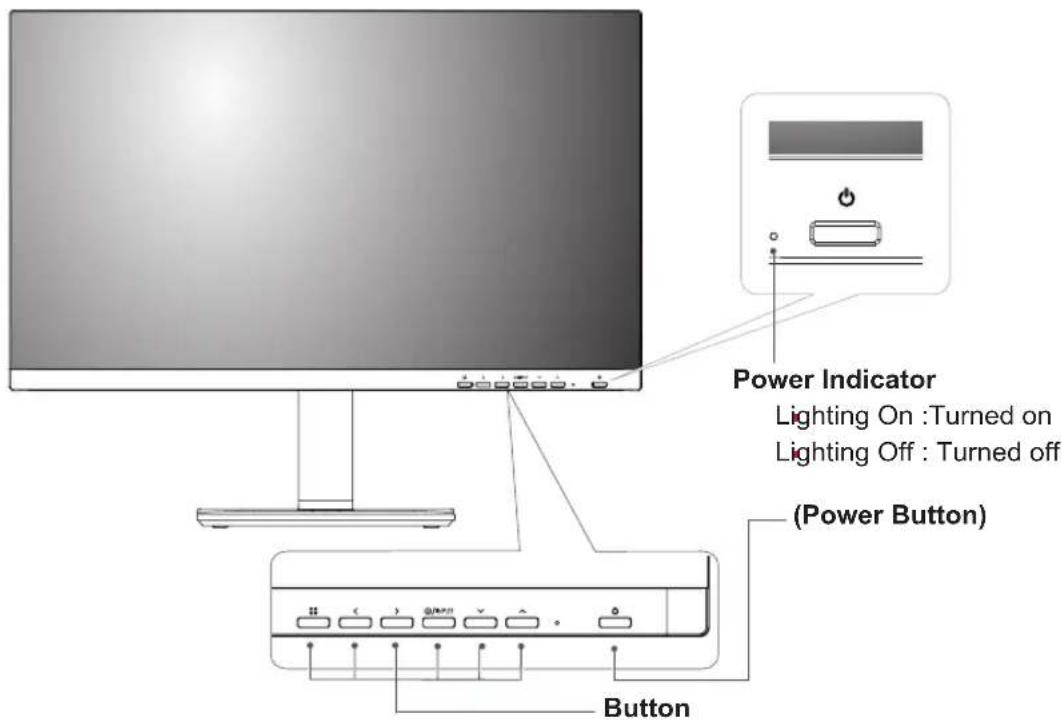 LG 24BK750Y-B - Component and Button Description - 1