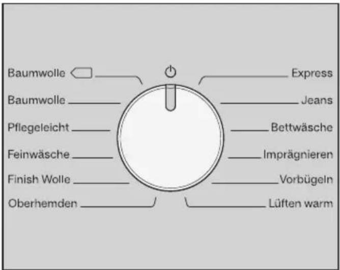 MIELE TWH620 WP Eco XL - Programm wählen - 1