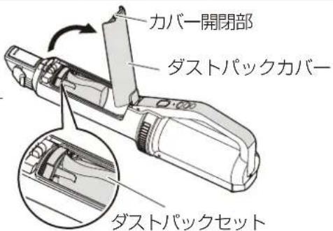 Iris Ohyama IC-SLDC4-W - ダストパックセットを取り外す - 1