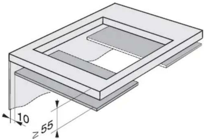 MIELE H 2267-1 E Active - Sicherheitsabstand zu Nischenverkleidung - 2