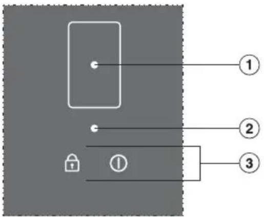 MIELE H 2267-1 E Active - Bedienelemente/Anzeigen Warmhaltezone - 1