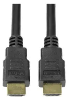 Close-up of two black USB cables with gold connectors, no visible text or symbols