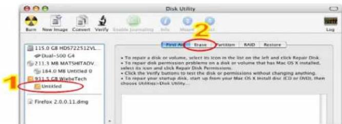 CRU RAX841-XJ - Formatting a Drive - 1