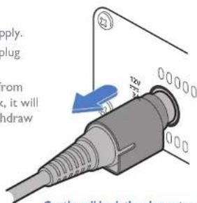 Adder ALIF4021R - To disconnect the power adapter - 1