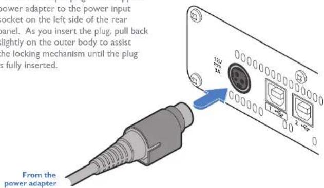 Adder ALIF4021R - To connect the power adapter - 2