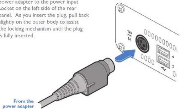 Adder ALIF4021R - To connect the power adapter - 1