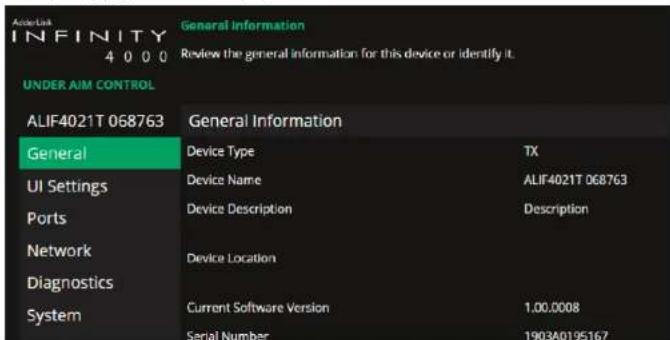 Adder ALIF4021R - To configure ALIF4000 units via their web pages - 1