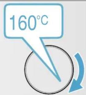NEFF ECC2872i - Heizart und Temperatur einstellen - 3
