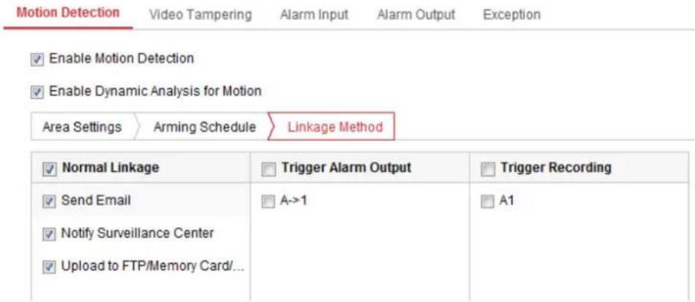 Hikvision Indoor Fisheye - Task 3: Set the Linkage Method for Motion Detection - 1