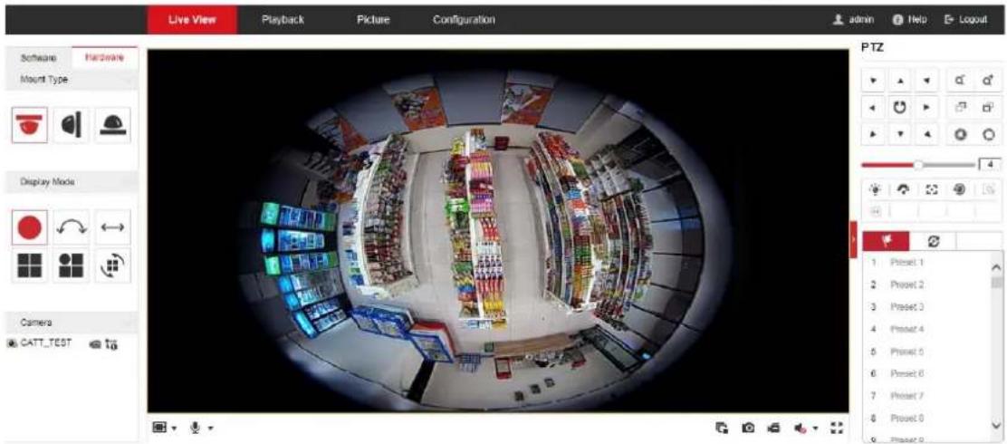 Hikvision Indoor Fisheye - Hardware Decoding Mode: - 2