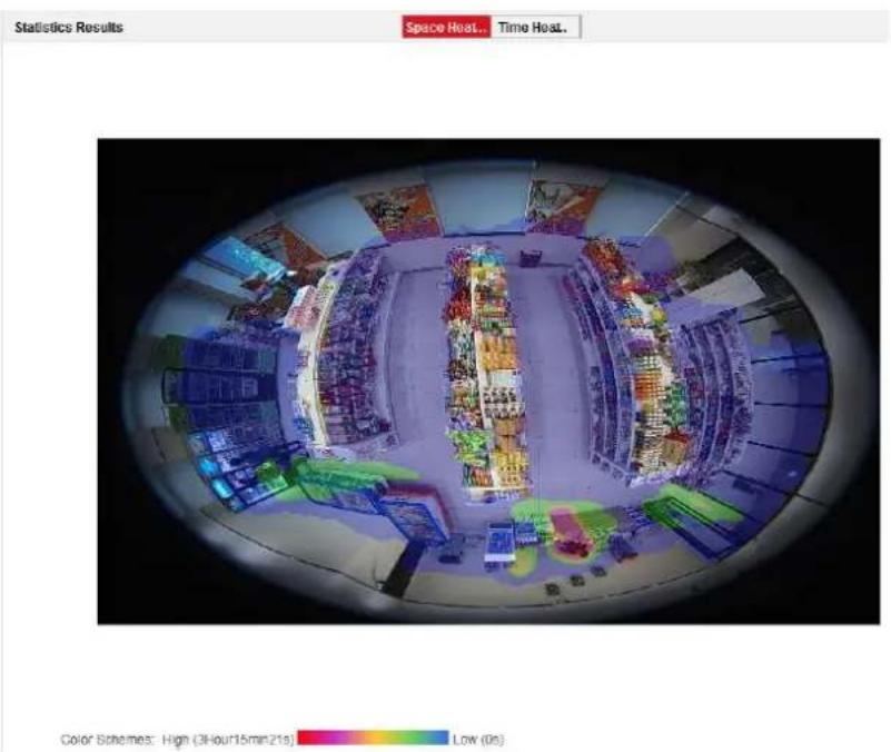 Hikvision Indoor Fisheye - Space Heat Map: - 1