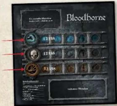 Asmodee Bloodborne - JÄGERTABLEAUS AUSTEILEN - 1