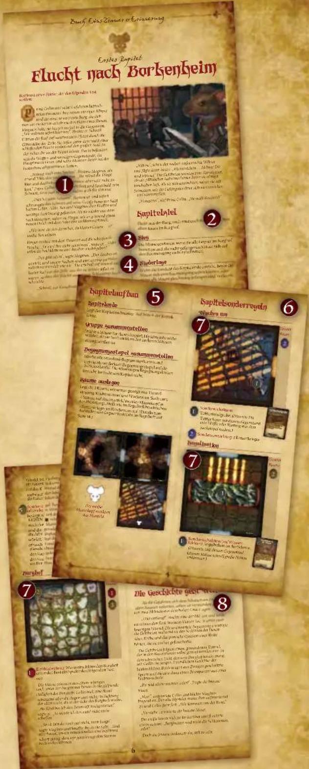 Asmodee Mice & Mystics - Spielplanteile - 2