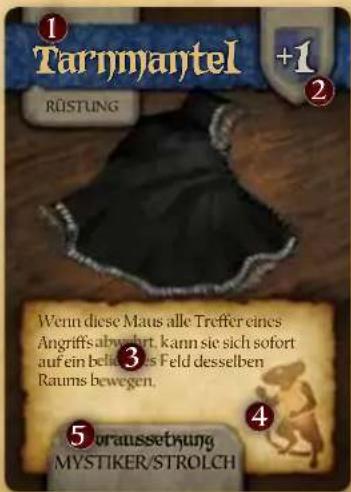 Asmodee Mice & Mystics - Suchkarten - 3