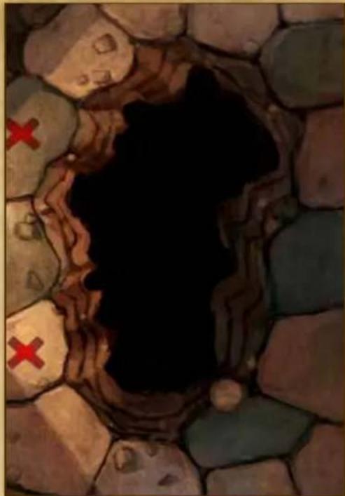 Asmodee Mice & Mystics - Schwarze Bereiche und Wände - 1