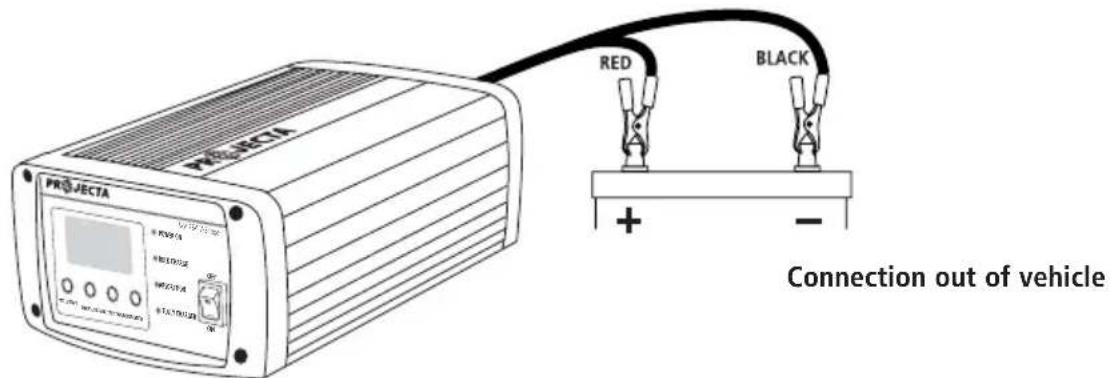 Projecta IC5000 - STEP 2A – BATTERY OUT OF VEHICLE - 1