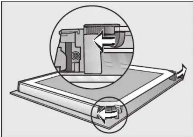 MIELE H 2567 E - Tür auseinanderbauen - 1