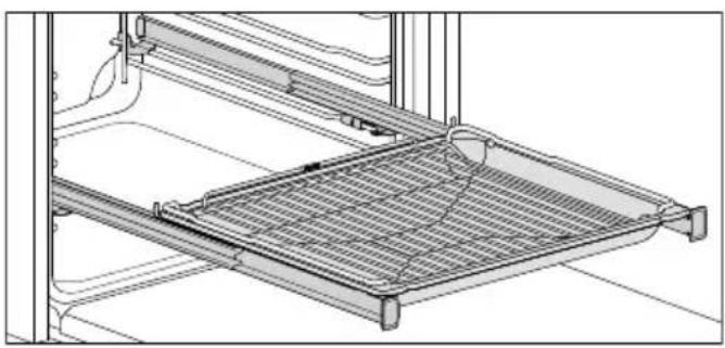 MIELE H 2567 E - Backblech, Universalblech und Rost mit Ausziehschutz - 6