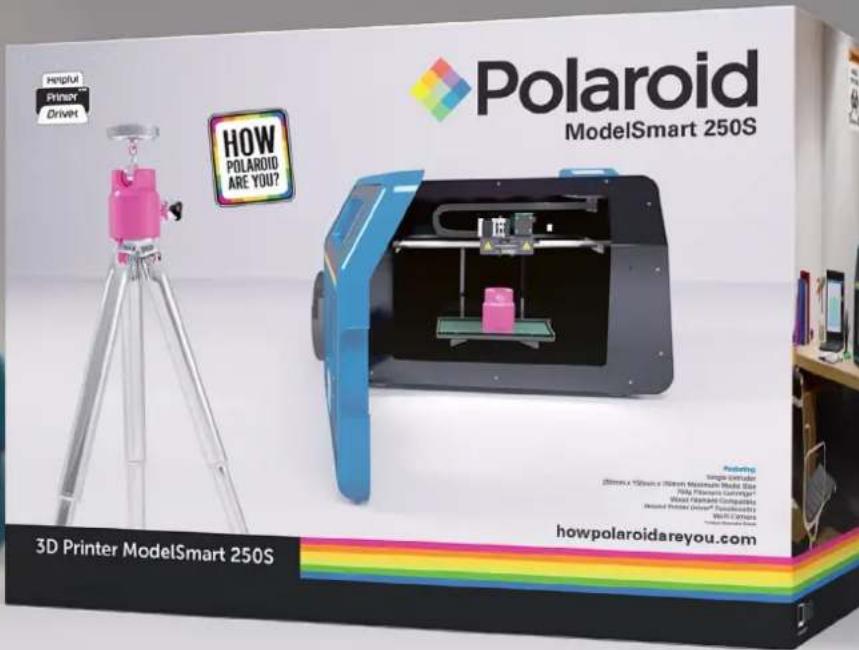 Helpful Primer® Drivet Polaroid ModelSmart 250S HOW POLAROID ARE YOU? Polaroid Image Editor 3D Printer ModelSmart 250S Howpolaroidareyou.com