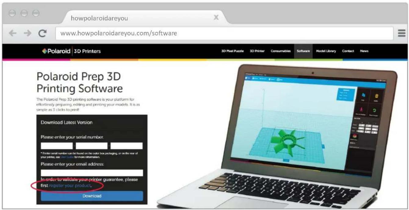howpolaroidareyou www.howpolaroidareyou.com/software Polaroid | 3D Printers 3D Pixel Puzzle 3D Printer Consumables Software Model Library Contact News Polaroid Prep 3D Printing Software The Polaroid Prep 3D printing software is your platform for effortlessly preparing, editing and printing your models. It is as simple as 3 clicks to print! Download Latest Version Please enter your serial number. * Printer serial number can be found on the outer box packaging, or on the rear of your printer, see User Guide for more information. Please enter your email address: In order to validate your printer guarantee, please first register your product. Download