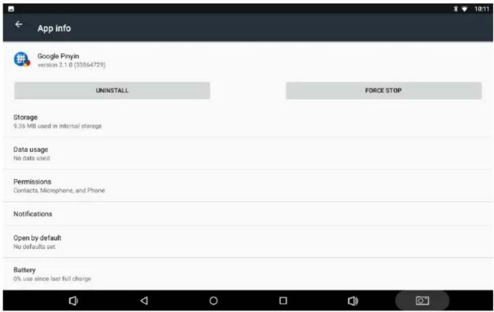 Newland NQuire 1000 Manta II - Uninstall Apps - 2