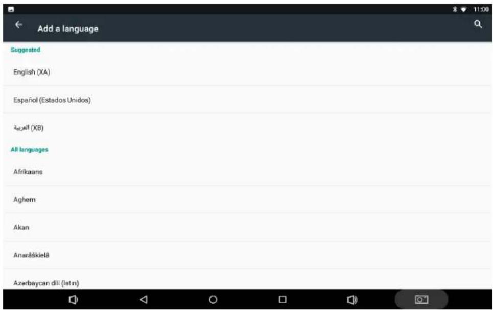 Newland NQuire 1000 Manta II - Language & Input Method - 3