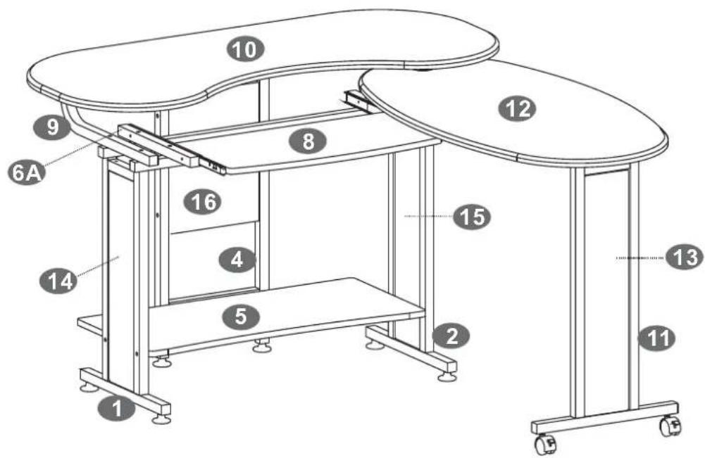 Piranha PC3 - ■PARTS LISTPARTS LIST - 1