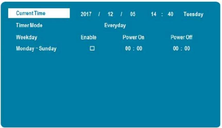 Planar EP5024K - Real Time Clock – Everyday Mode - 1