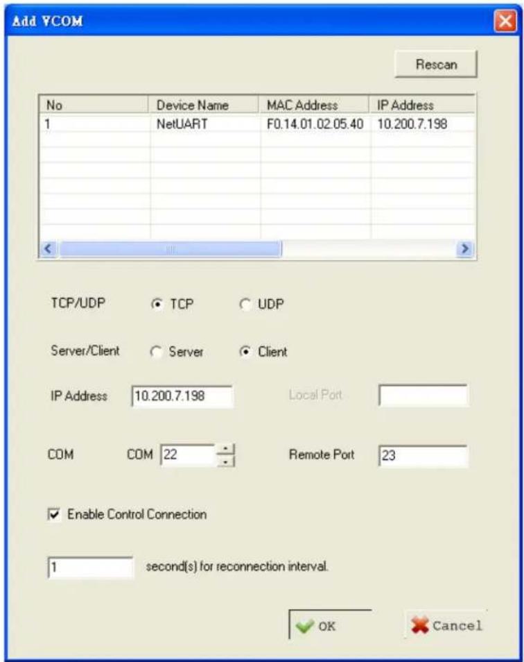 Planar EP5024K - Adding a Virtual COM Port - 1