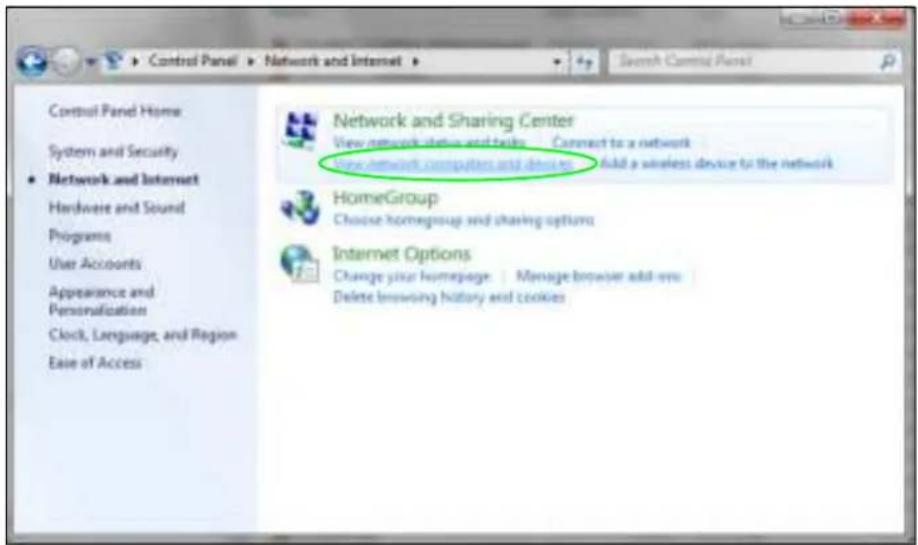 Control Panel Home System and Security Network and Internet Hardware and Sound Programs User Accounts Appearance and Personalization Clock, Language, and Region Ease of Access Network and Sharing Center View network status and tasks Connect to a network New network computers and devices Add a wireless device to the network HomeGroup Choose homegroup and sharing options Internet Options Change your homepage Manage browser add you Delete browsing history and cookies