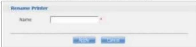Rename Printer Name * OK ONE