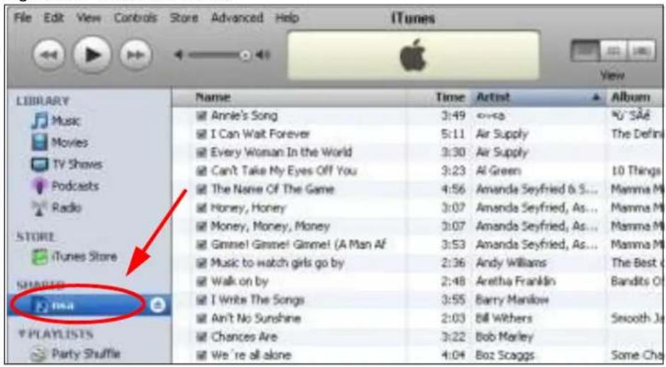File Edit View Controls Store Advanced Help iTunes View LIBRARY Music Movies TV Shows Podcasts Radio STORE iTunes Store STARTED Playlists Party Shuffle Name Time Artist Album Annie's Song 3:49 ### 10 SAE I Can Wait Forever 5:11 Air Supply The Defin Every Woman In the World 3:30 Air Supply Can't Take My Eyes Off You 3:23 Al Green 10 Things The Name Of The Game 4:56 Amanda Seyfried & S... Mamma M Honey, Honey 3:07 Amanda Seyfried, As... Mamma M Money, Money, Money 3:07 Amanda Seyfried, As... Mamma M Gimmel Gimmel Gimmel (A Man Af) 3:53 Amanda Seyfried, As... Mamma M Music to watch girls go by 2:36 Andy Williams The Best o Walk on by 2:48 Aretha Franklin Bandits Of I Write The Songs 3:55 Barry Manlow Ain't No Sunshine 2:03 Bill Withers Smooth Je Chances Are 3:22 Bob Marley We're all alone 4:04 Boz Scaggs Some Cha