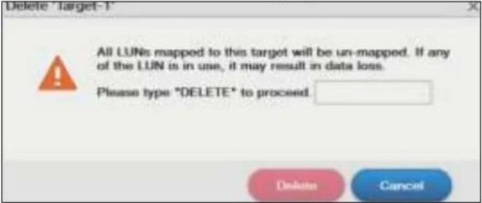 ZYXEL NAS32 - iSCSI Targets Screens - 3