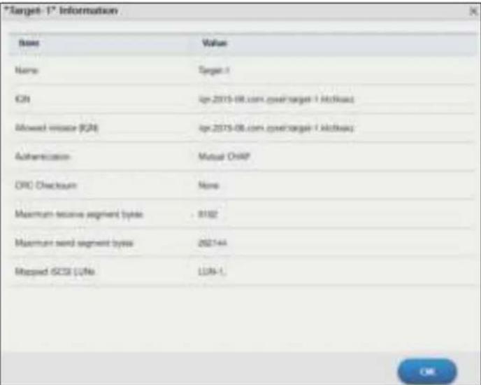 ZYXEL NAS32 - iSCSI Targets Screens - 4
