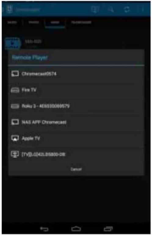 Remote Player Chromecast0574 Fire TV Roku 3 - 4E6555069579 NAS AFP Chromecast Apple TV [TV].G042L89800-DB Denset