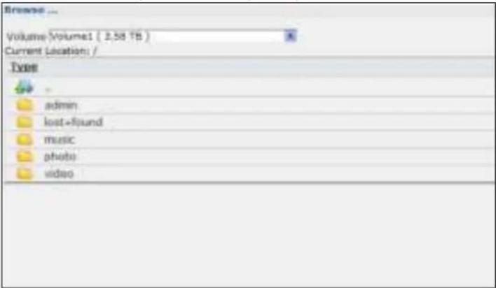 ZYXEL NAS32 - Restore Screen - 2