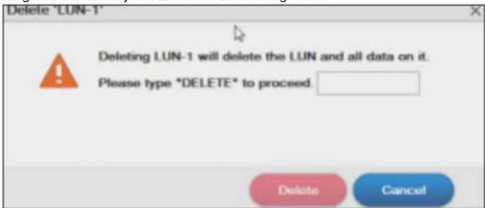 ZYXEL NAS32 - iSCSI LUNs Screens - 3