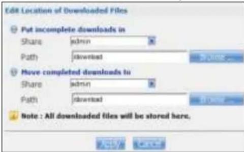 ZYXEL NAS32 - Adding a Download Task - 2
