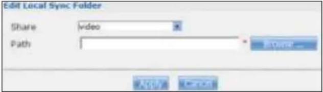 ZYXEL NAS32 - Account Setting Add Screen - 2