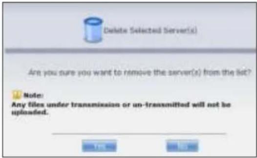 ZYXEL NAS32 - FTP Uploadr Screen - 3