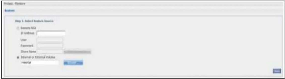 Project - Restore Features Map 1. Record Features Issues ● Rename NSA IF Address User Password Share Name ● Internal or External Volume NameUrl
