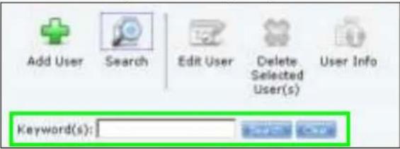 ZYXEL NAS32 - Users Screen - 2