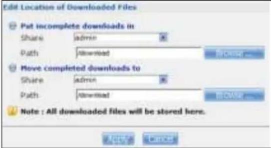 ZYXEL NAS32 - Configuring General Download Settings - 2