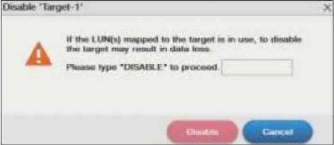 ZYXEL NAS32 - iSCSI Targets Screens - 2