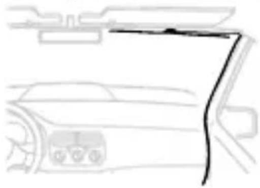 CALIBER PMT 701DAB - Anschluss und Montage der externen DAB+ Antenne im Auto: - 1