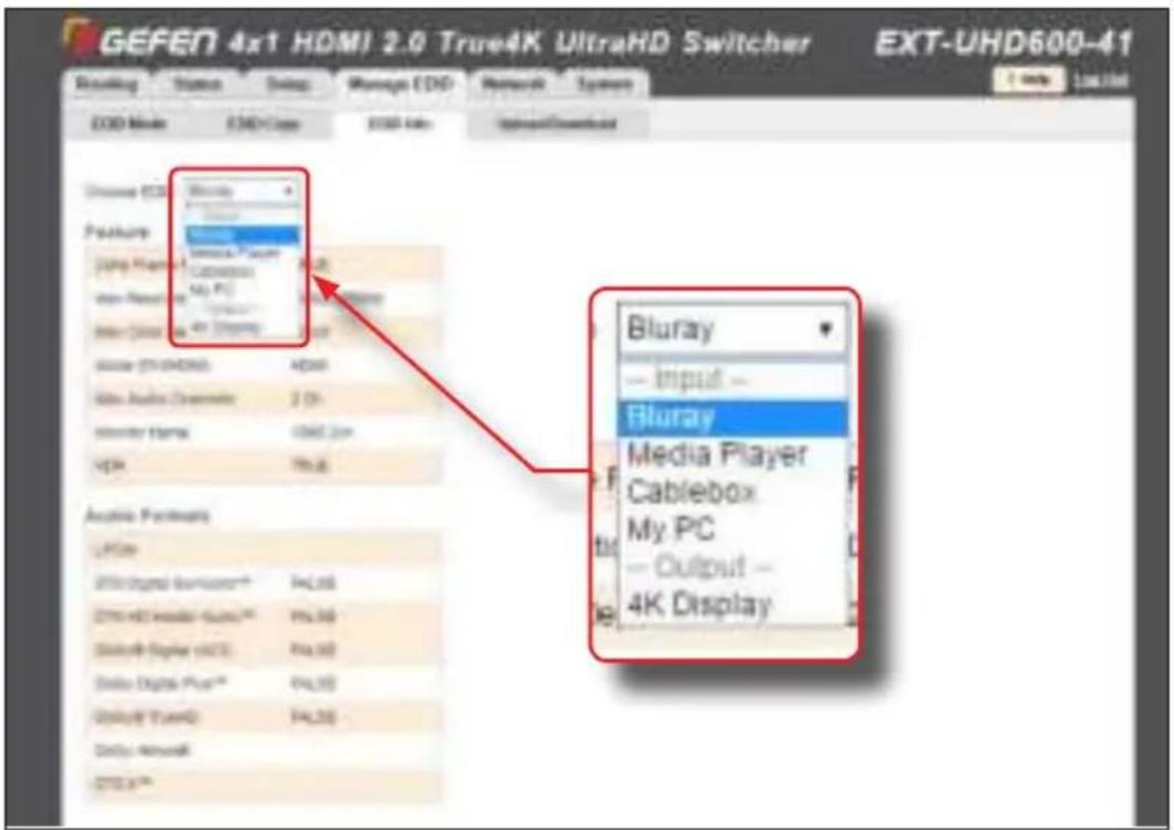 Gefen EXT-UHD600-41 - Getting EDID Information - 1