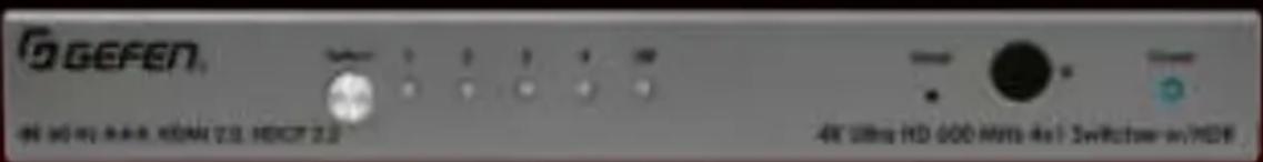 Gefen EXT-UHD600-41 - 4x1 Switcher for HDMI w/HDR - 1